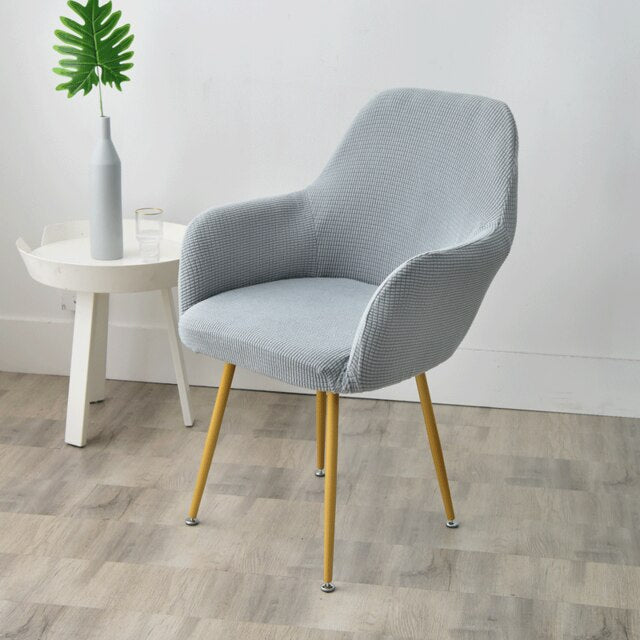 Housse de chaise scandinave Skodje Gris clair