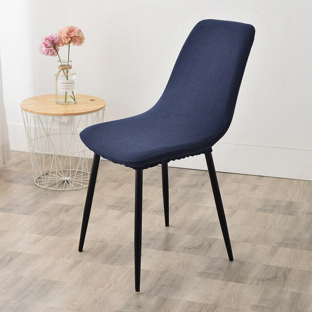 Housse de chaise scandinave Molde Bleu marine