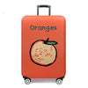 Housse de valise orange