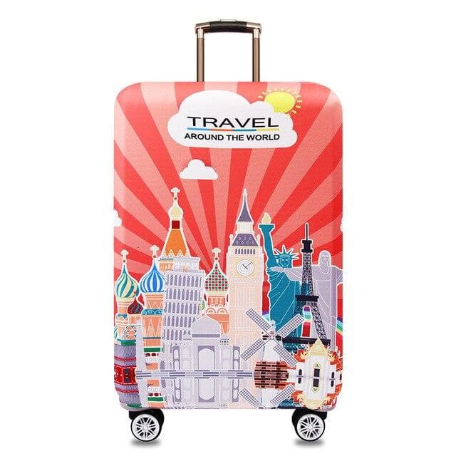 Housse de protection valise a roulettes