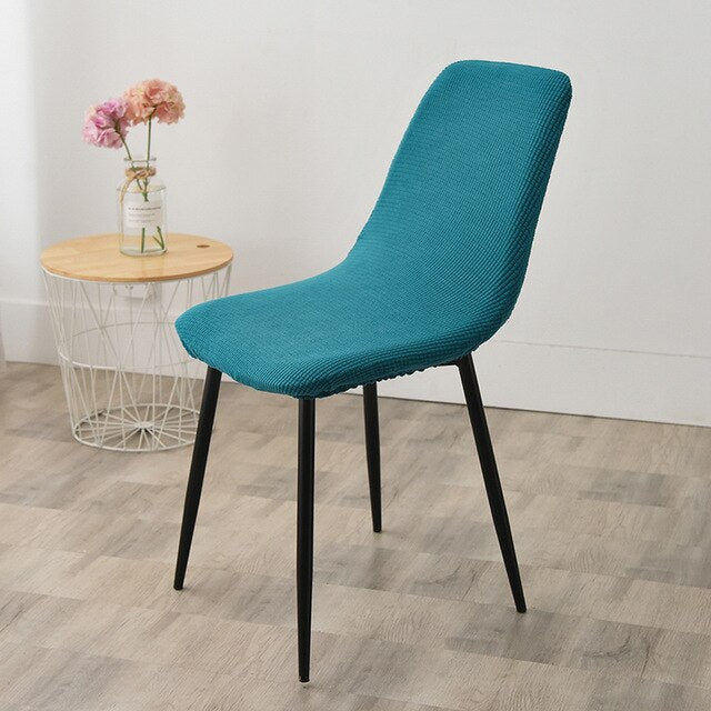 Housse de chaise scandinave Molde Bleu Canard