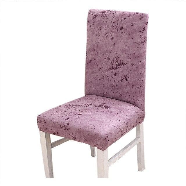 Housse de Chaise Marbre Rose | Housse Design