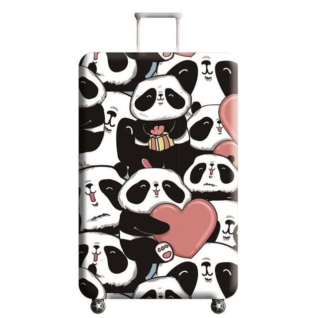 Housse de valise panda