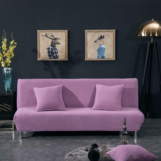 Housse Clic Clac Jacquard Violet Clair