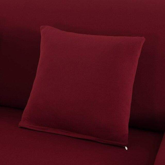 Housse de Coussin - Bordeaux - Lot de 2 (45x45cm)