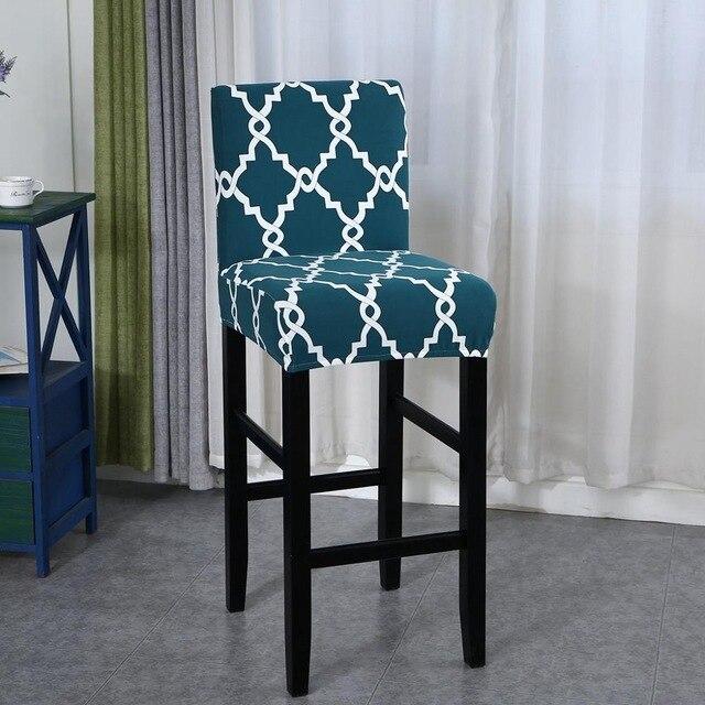 Housse tabouret de bar verte