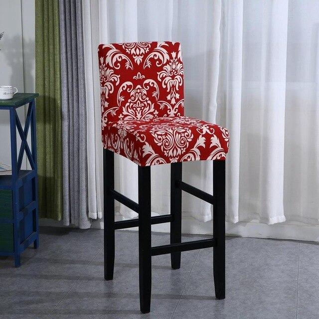 Housse tabouret de bar ottomane