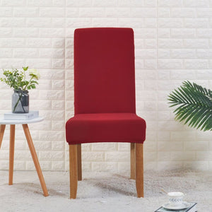 miniature vue rapprochee tissu housse de chaise large rouge vin