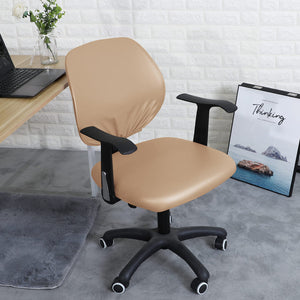 miniature Housse de Chaise de bureau cuir Camel