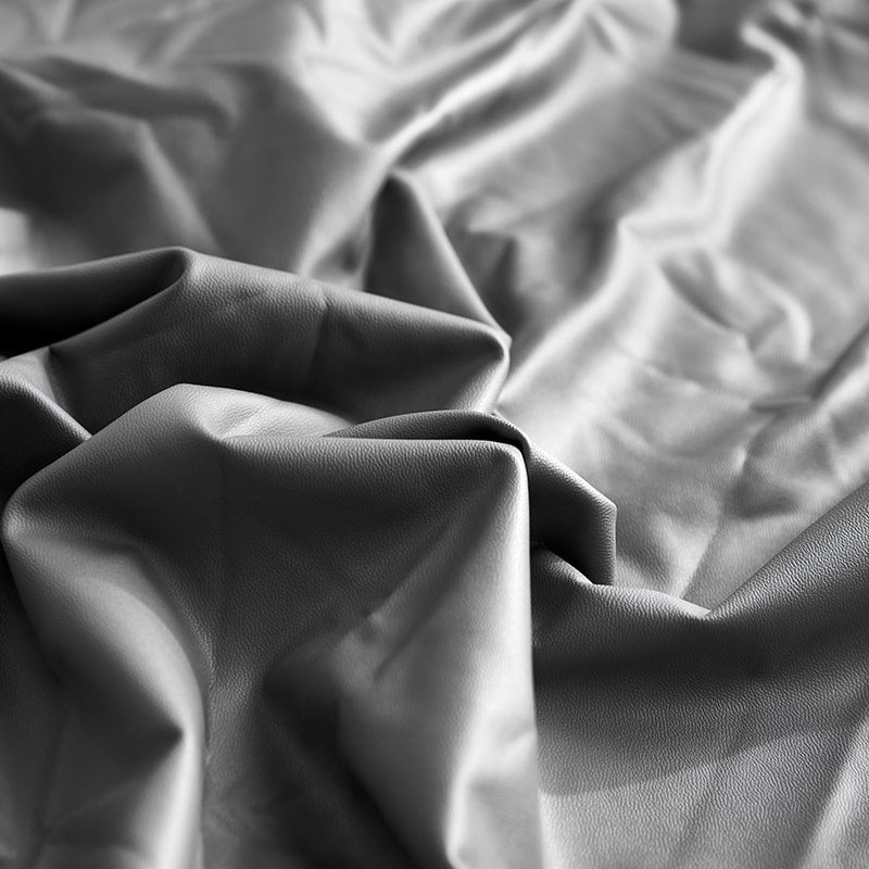 Housse pour vue rapprochee coussin d&#39;assise de canapé en cuir pu gris