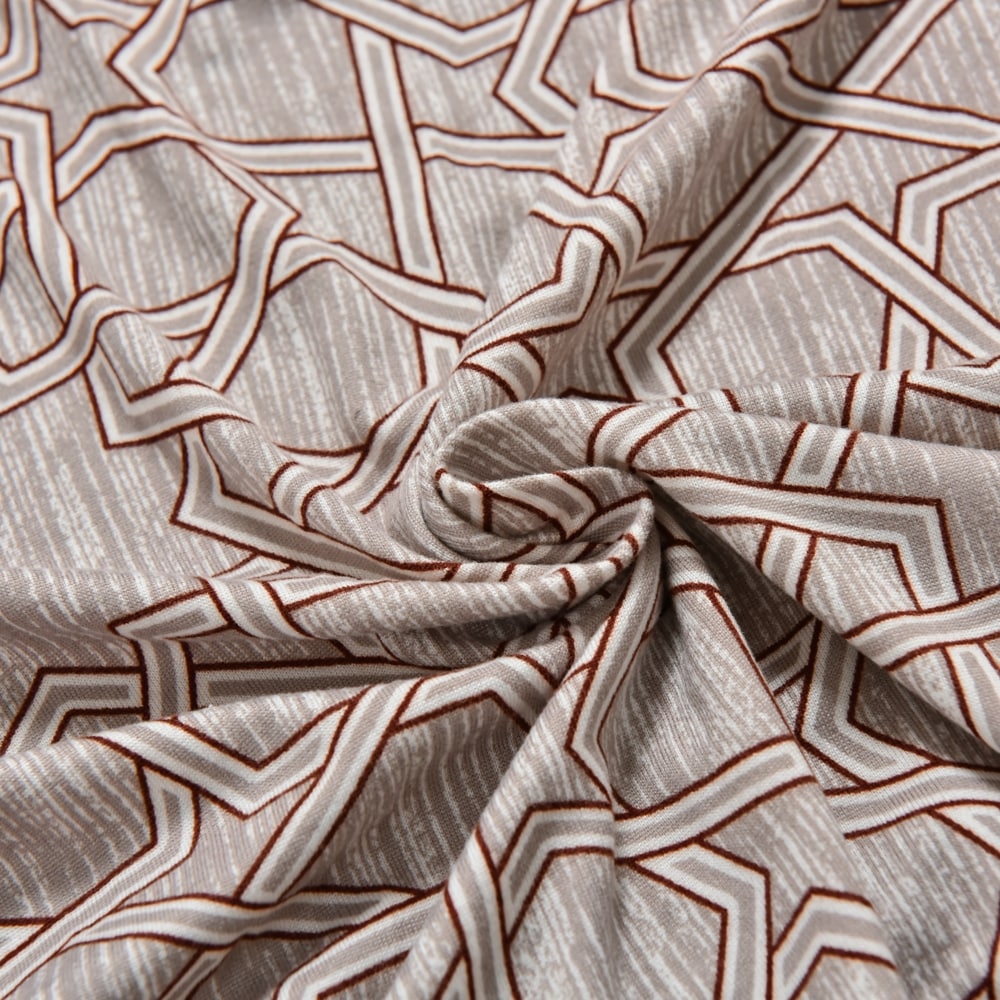 vue rapprochée tissu Housse de fauteuil cabriolet Etoile Moderne