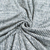 vue rapprochée tissu housse de fauteuil cabriolet au motif gris chiné