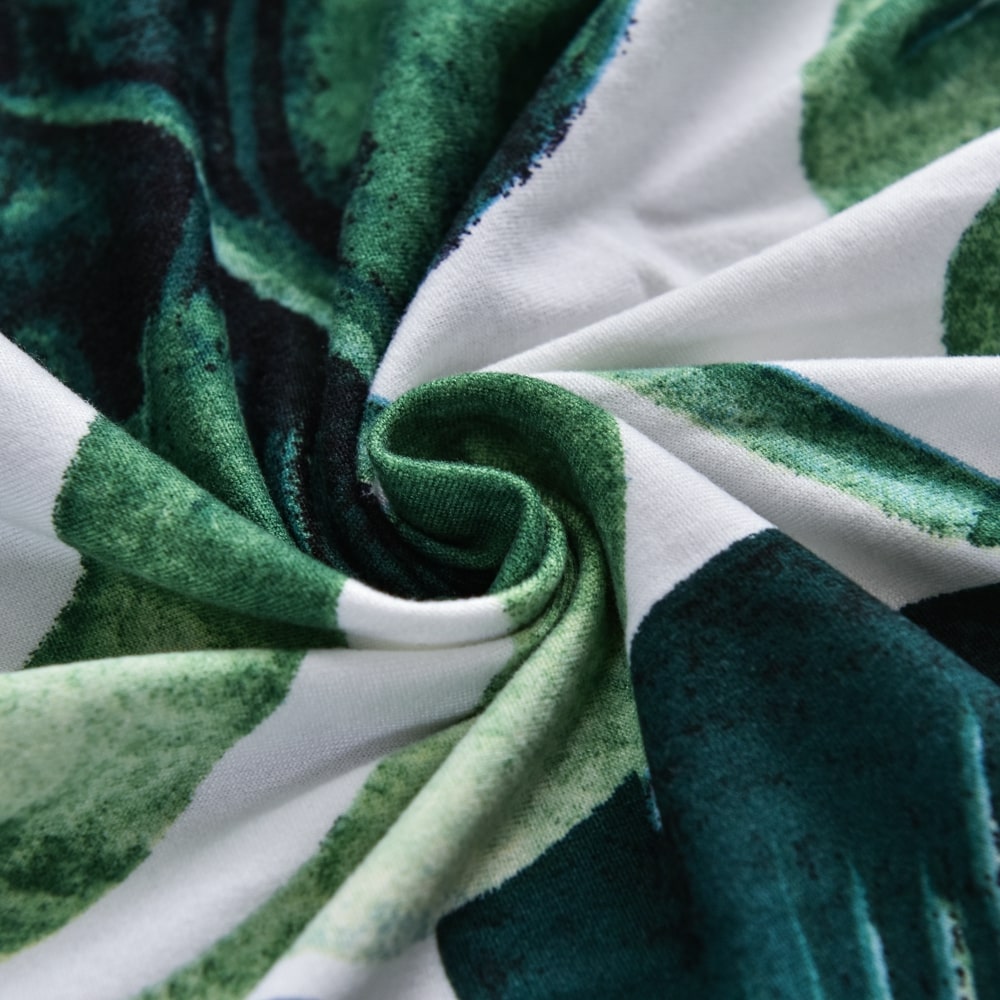 vue rapprochee tissu housse de fauteuil cabriolet tropical