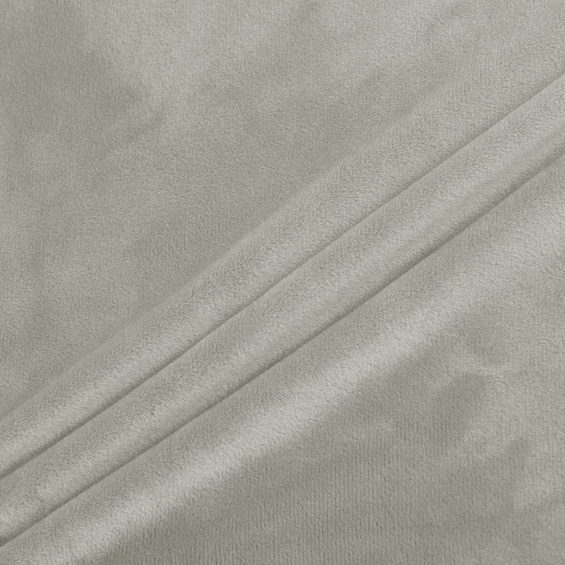 vue rapprochée tissu housse de fauteuil cabriolet Velours Gris Clair