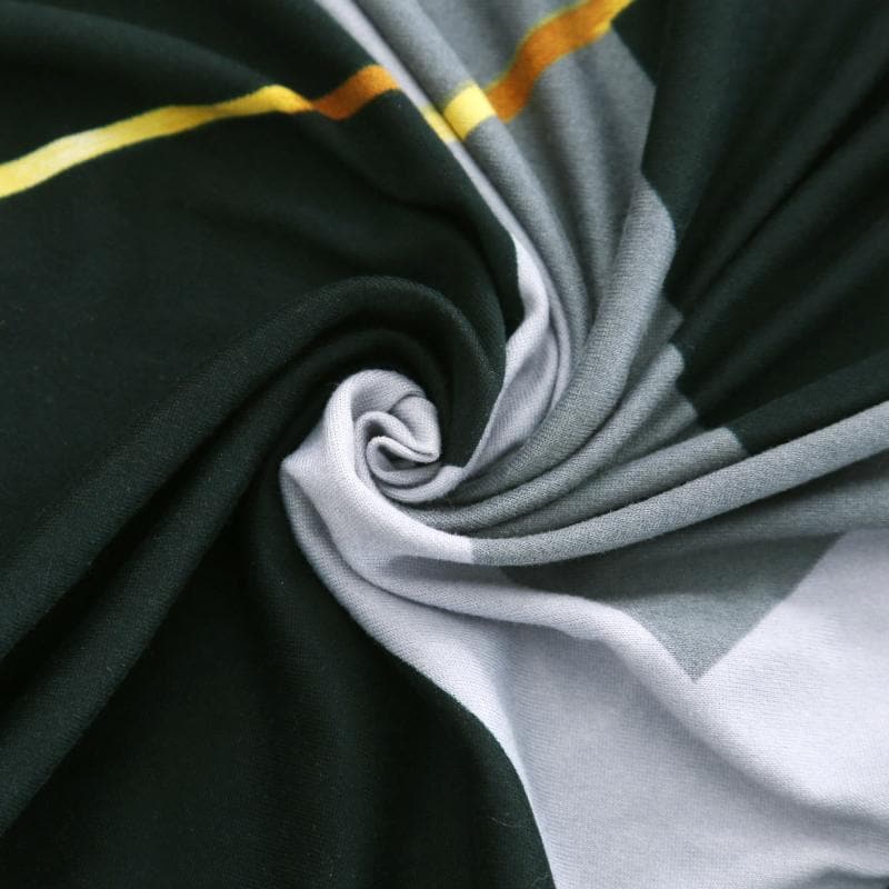 vue rapprochée housse canapé en l